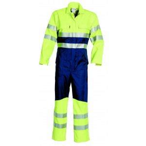 HaVeP Multi Protector overall FR-AST 20001, geel/blauw Maat 50 