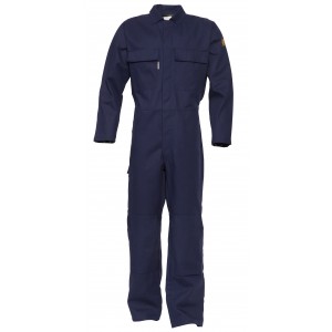 HaVeP Proban overall FR-AST 2725, met kniezakken, marineblauw Maat 52 