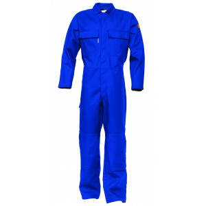 HaVeP Proban overall FR-AST 2725, met kniezakken, korenblauw Maat 58 