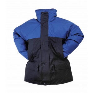 Sioen Flexothane Classic winterregenparka 4899 Amsterdam, blauw/k.blauw Maat L 