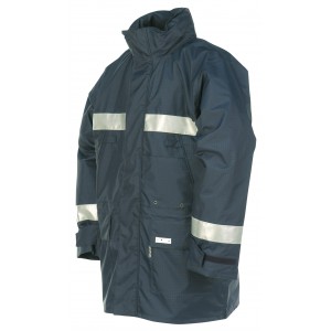 Sioen Siopor parka FR-AST 3085 Hanson, marineblauw Maat 4XL 