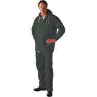 Regenpak PVC Rayon, 2-delig, groen Maat 3XL 