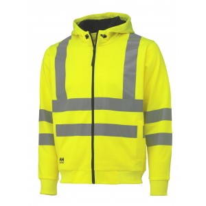 Helly Hansen Hi-Vis Hoodie 79017, geel Maat M 