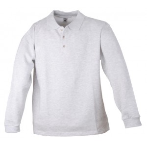 Logostar polosweater, grijs Maat XL 