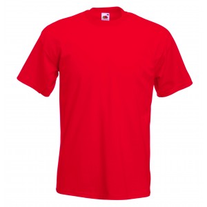 Fruit of the Loom T-shirt Premium T 61-044, rood Maat L 