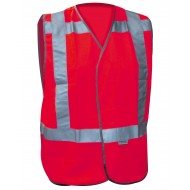 M-Wear verkeersvest 0178 RWS, rood Maat XL 