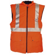 Sioen Flexothane Classic bodywarmer 1148 Arras, oranje Maat 3XL 