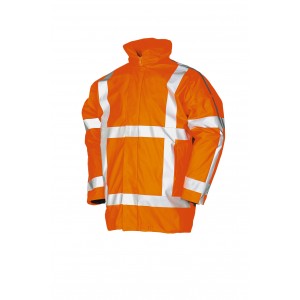 Sioen Flexothane Essential winterregenparka 7850 Merapi RWS, oranje Maat XL 