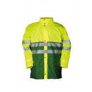 Sioen Flexothane Classic regenparka 7883 Karymski, geel/groen Maat L 