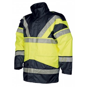 Sioen Siopor Ultra 4-in-1 parka 209A Skollfield, geel/blauw Maat 4XL 