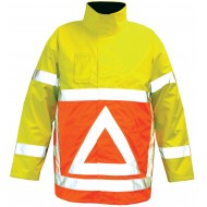 M-Wear verkeersregelaarsparka 0925, oranje/geel Maat 3XL 