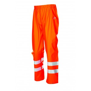 Sioen Flexothane Classic regenbroek 6580 Gemini, oranje Maat M 