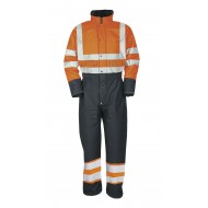 Sioen Flexothane Classic overall 5616 Rabaul, blauw/oranje Maat M 